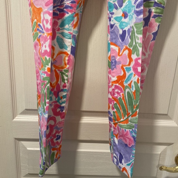 Ralph Lauren 12 Pink/Purple Floral Pants - Picture 3 of 8